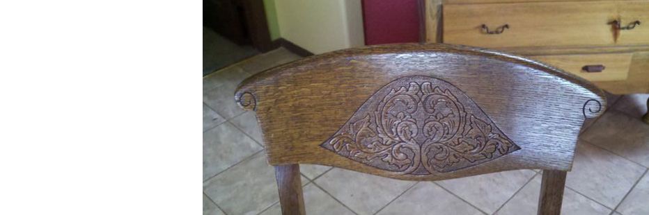 Hand Carved Wooden Chair Design
